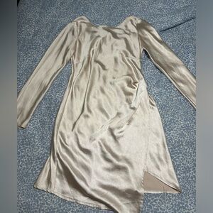 Size Large Silk Saints & Secrets Mini Dress with Open Back